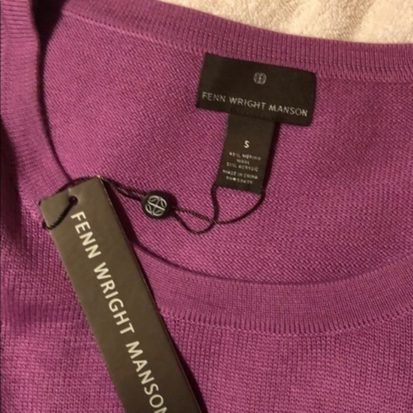 NWT Purple Button Shoulder Sweater - Picture 4 of 10